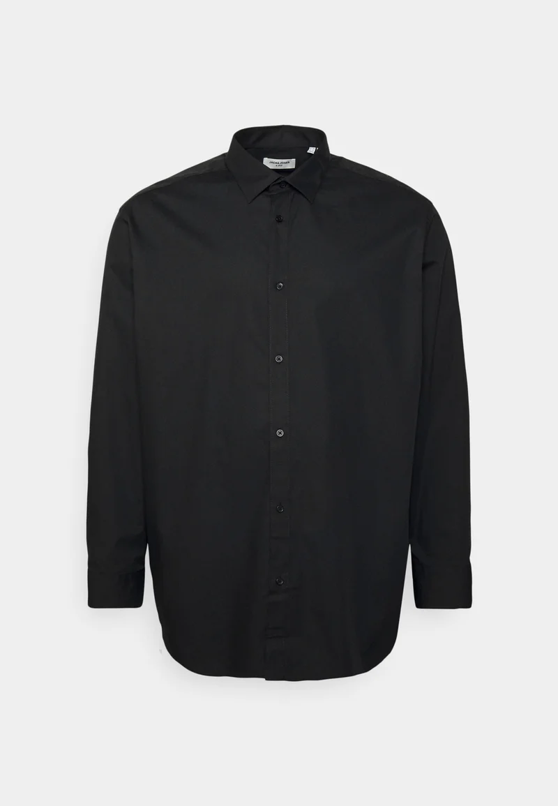 wide varieties Jack & Jones JJJOE PLUS SHIRT - Shirt black Clothing Sale Shirts Business Shirts