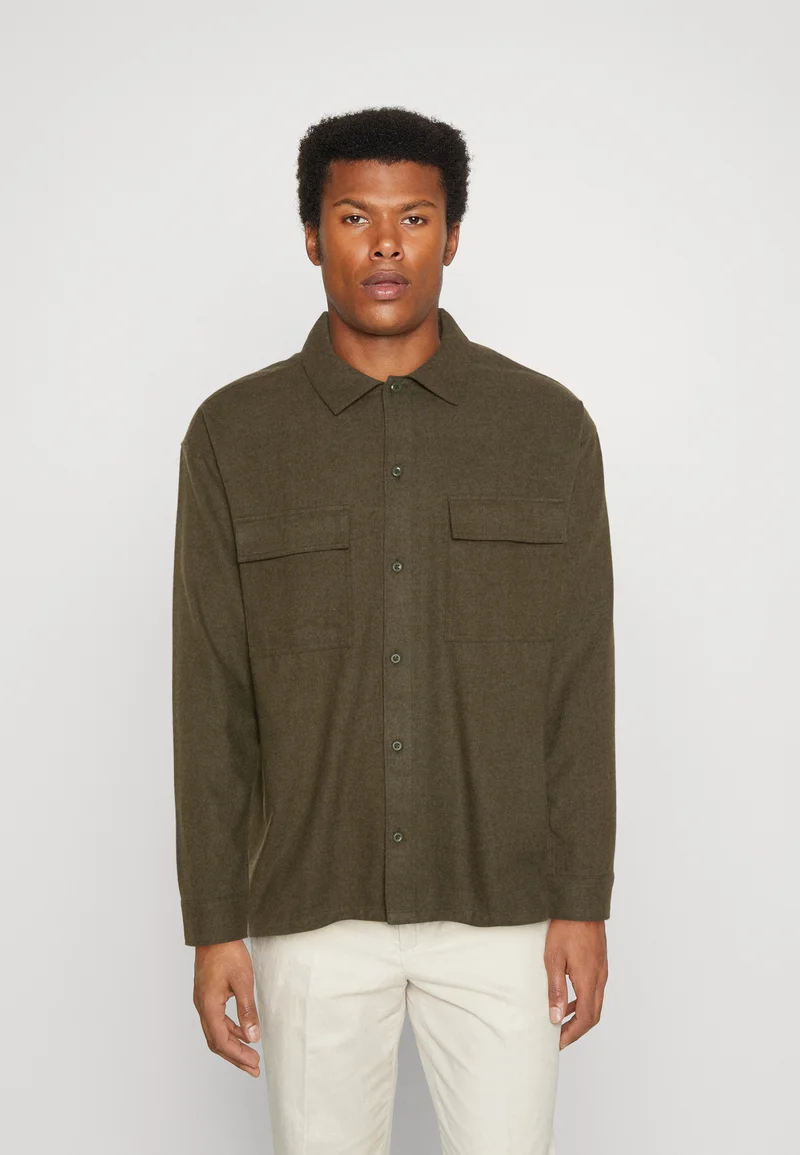 wide varieties Jack & Jones JCODUST PARACHUTE - Shirt olive night Clothing Sale Shirts Business Shirts