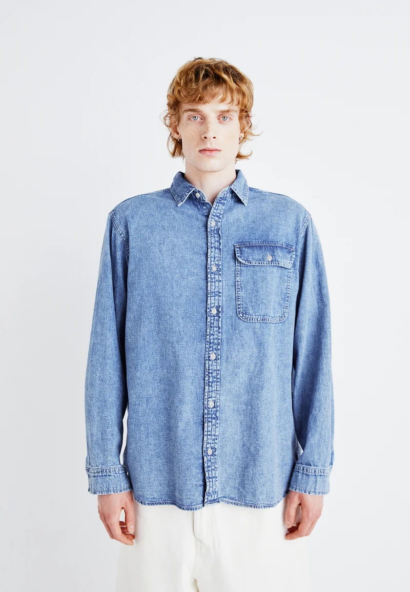 Authentic Jack & Jones JJIWILSON JJSHIRT - Shirt blue denim Clothing Sale Shirts Business Shirts