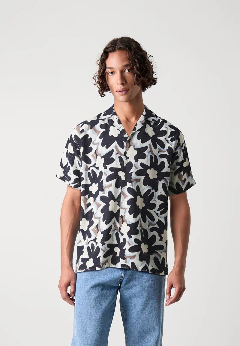 100% quality guarantee Jack & Jones JORLUKE FLOWER - Shirt sky captain Clothing Sale Shirts Business Shirts