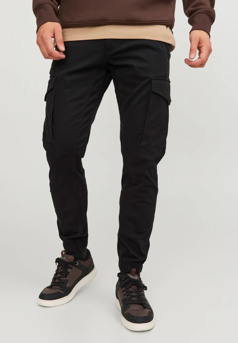Wholesale online Jack & Jones JPSTPAUL JJFLAKE NOOS - Cargo trousers black Clothing Trousers Cargo trousers