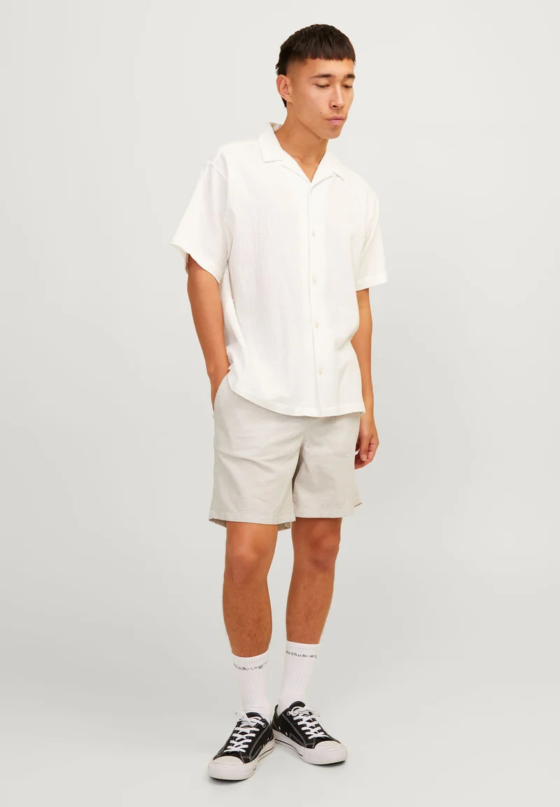 100% quality guarantee Jack & Jones JPSTJAIDEN JJSUMMER LINEN BLEND JOGSHORT - Shorts crockery Clothing Casual Shorts