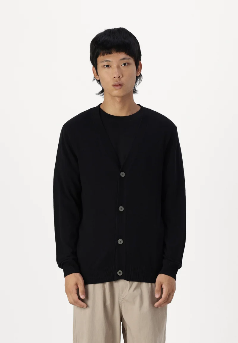 Best Discount Price Jack & Jones EEMIL NOOS - Cardigan black Clothing Knitwear Cardigans