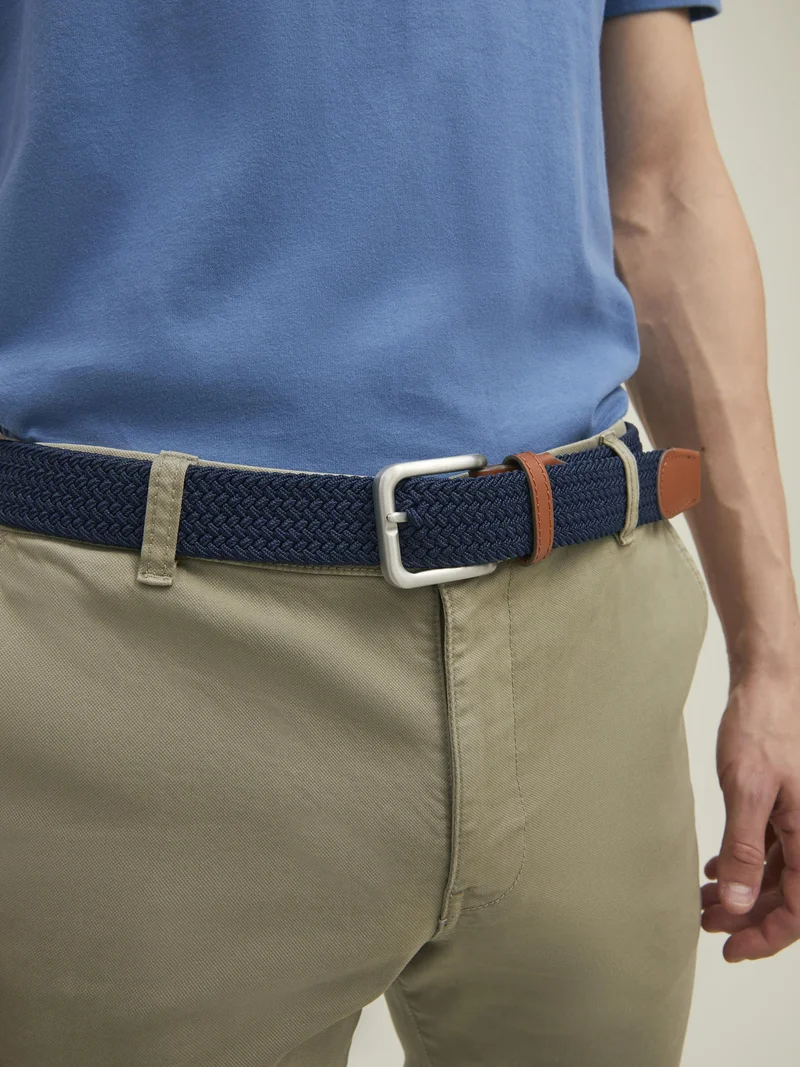 Free and Fast Shipping Jack & Jones JACSPRING BELT - Braided belt navy Accessories Belts Braided belt