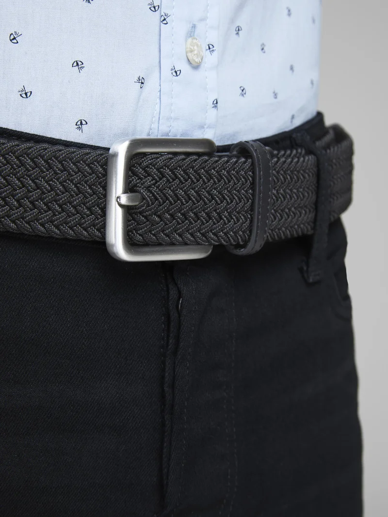 Factory Outlet Price Jack & Jones JACSPRING BELT - Braided belt black Accessories Belts Braided belt