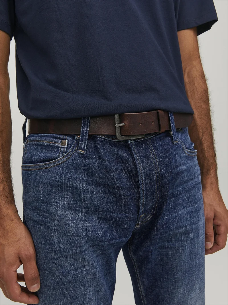 Official UK Stockists Jack & Jones JACVICTOR BELT - Belt black coffee Accessories Belts Casual belts