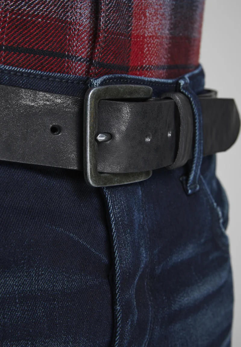 Newest Jack & Jones JACVICTOR BELT - Belt black Accessories Belts Casual belts