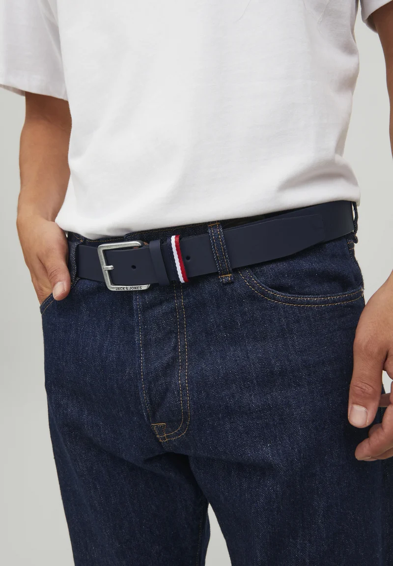 Authentic USA Online Jack & Jones JACESPO BELT - Belt navy blazer Accessories Belts Casual belts