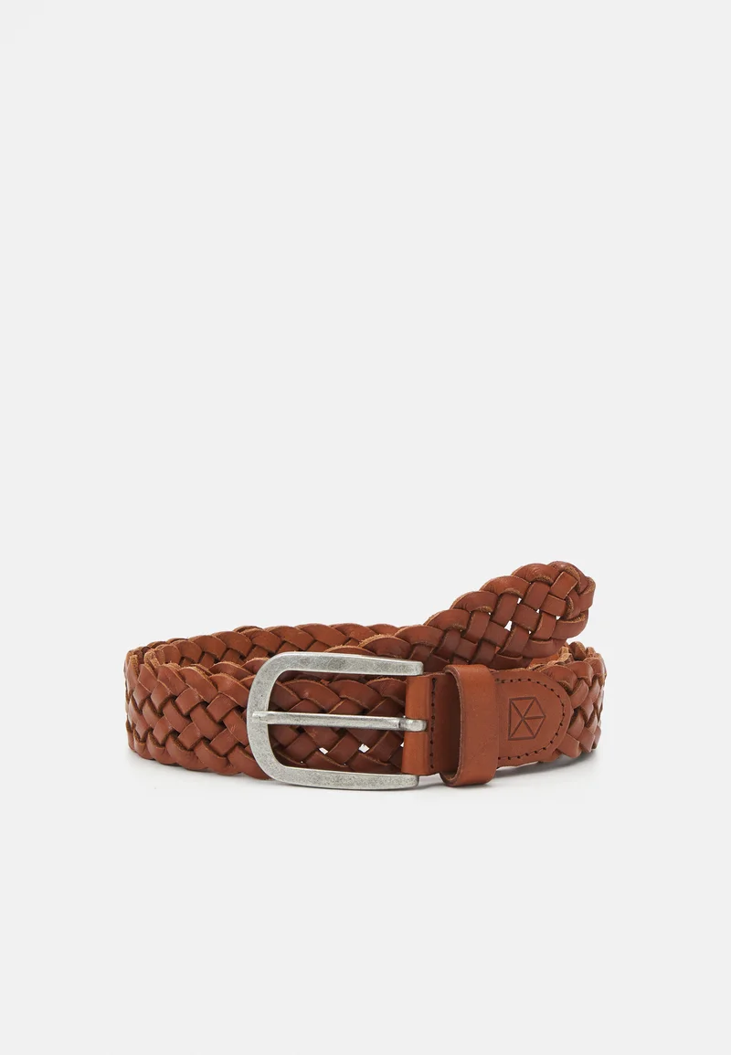 Outlet Jack & Jones JACLAU BRAIDED BELT - Braided belt cognac Accessories Belts Braided belt