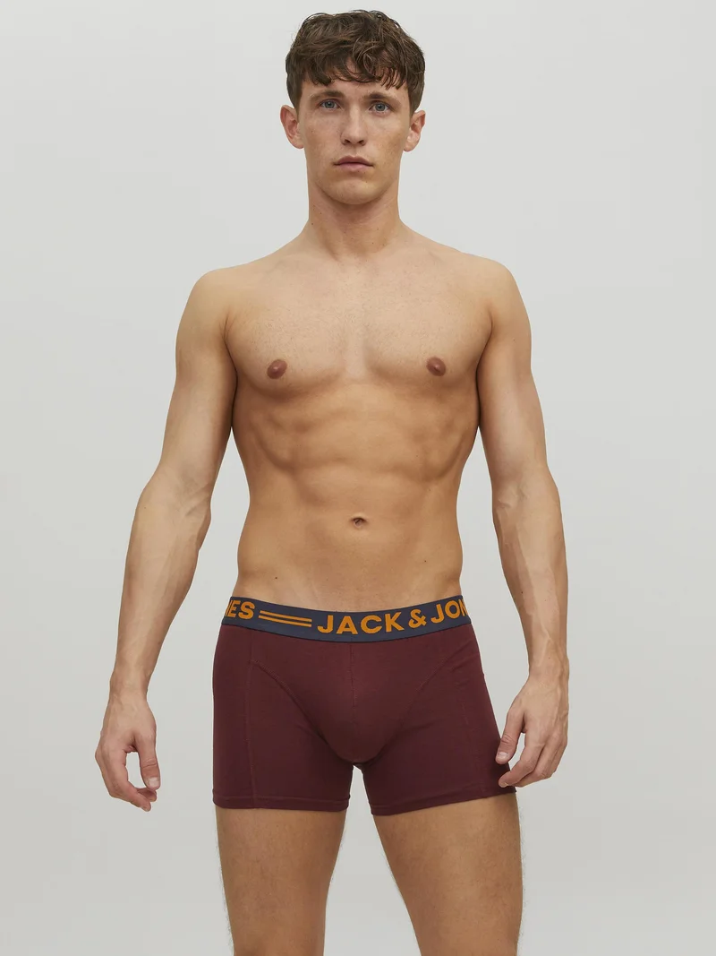 Factory Outlet Price Jack & Jones JACLICHFIELD 3 PACK  - Pants burgundy Clothing Sale Underwear & Socks Bathrobes Boxer briefs