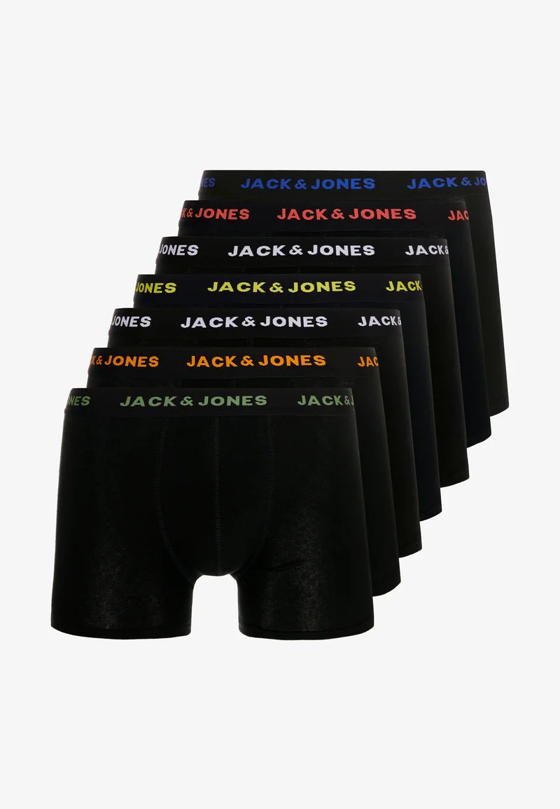 glamorous Jack & Jones JACBASIC TRUNKS 7 PACK - Pants black Clothing Underwear & Socks Underpants Boxer shorts
