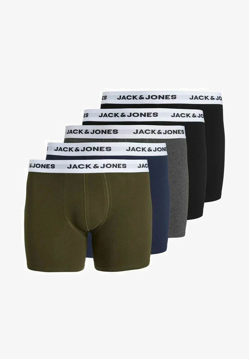 Authentic USA Online Jack & Jones 5 PACK - Pants forest night Clothing Underwear & Socks Underpants Boxer shorts