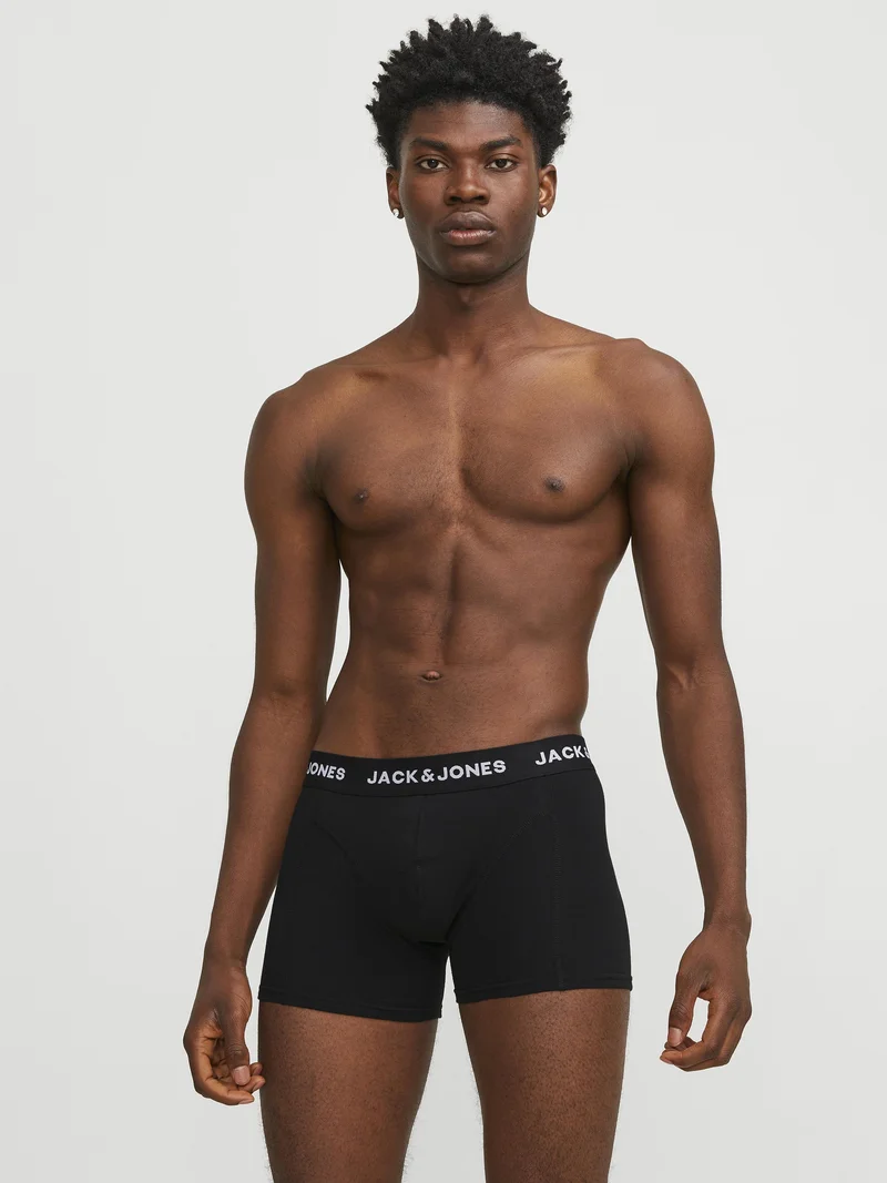new collection Jack & Jones JACSOLID TRUNKS 5 PACK - Pants black Clothing Underwear & Socks Underpants Boxer shorts