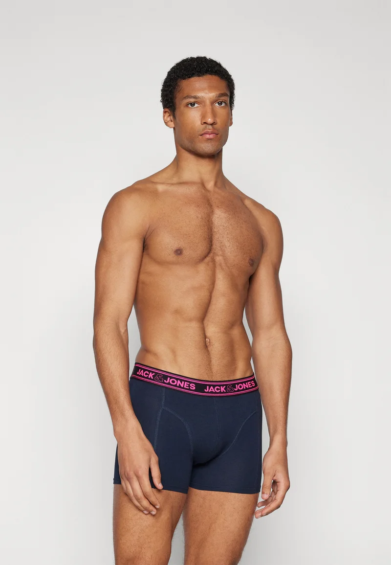 Outlet Factory Online Store Jack & Jones JACETHAN SOLID 3 PACK  - Pants dark grey melange/navy blazer/light melange Clothing Sale Underwear & Socks Bathrobes Boxer briefs