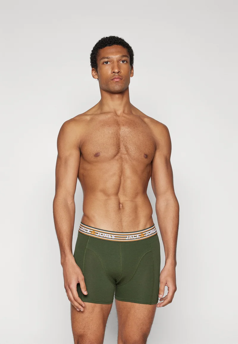 wholesale dealer Jack & Jones JACDARVIN SOLID 3 PACK  - Pants kombu green/deep tea/vineyard wine Clothing Underwear & Socks Underpants Boxer shorts