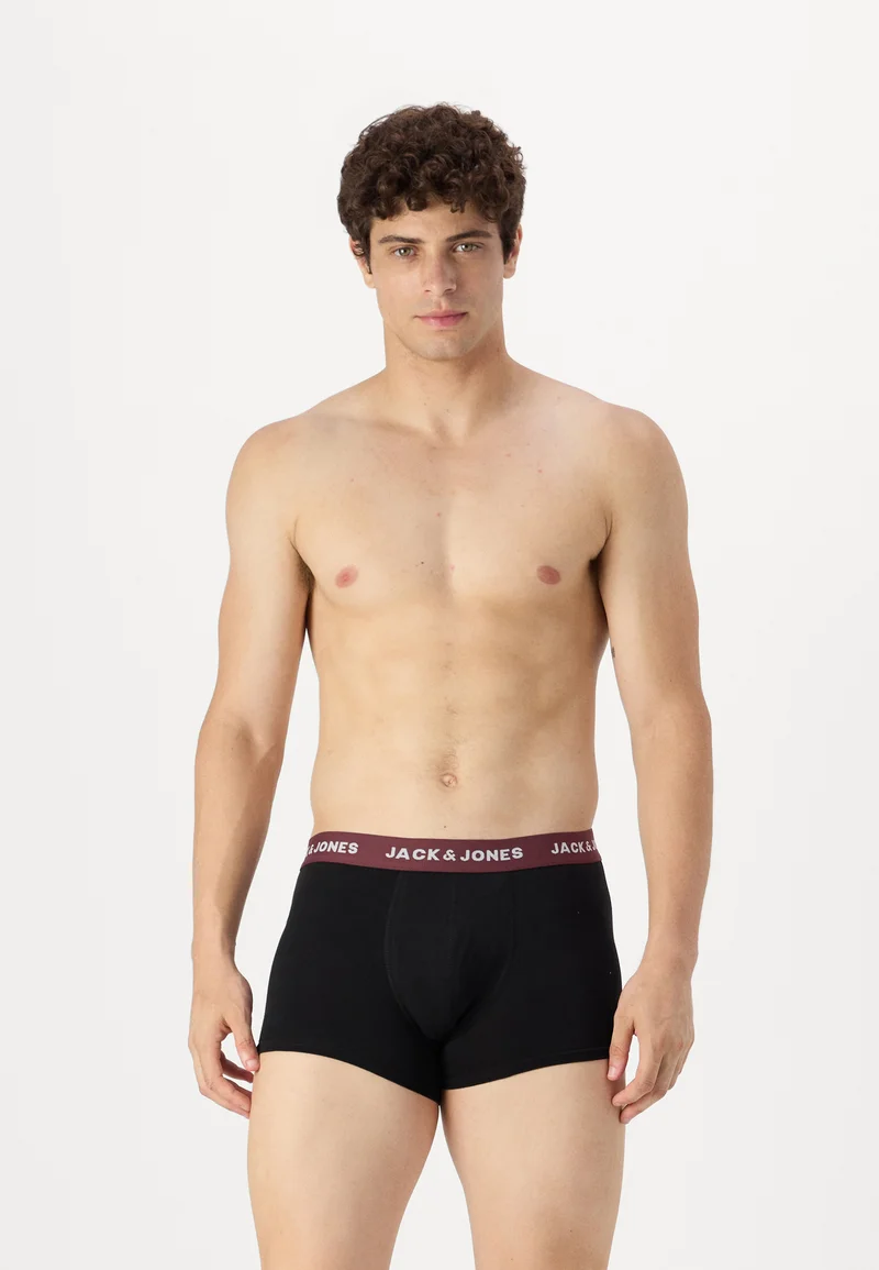 stable quality Jack & Jones JACOLIVER TRUNKS 5 PACK - Boxer shorts black Clothing Underwear & Socks Underpants Boxer shorts