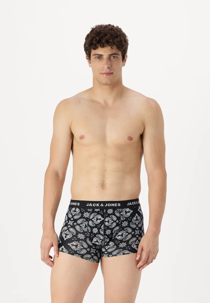 delicate colors Jack & Jones JACPARIS TRUNKS 5 PACK - Pants black packblack /black/white/ white Clothing Sale Underwear & Socks Bathrobes Boxer briefs