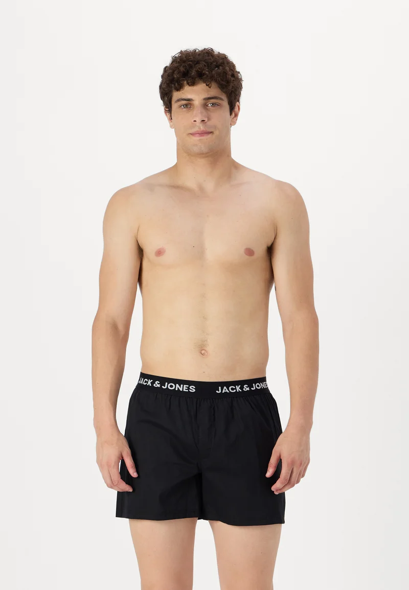 Hottest New Styles Jack & Jones JACBRYCE BOXERS 3 PACK - Boxer shorts black/green Clothing Sale Underwear & Socks Bathrobes Boxer shorts