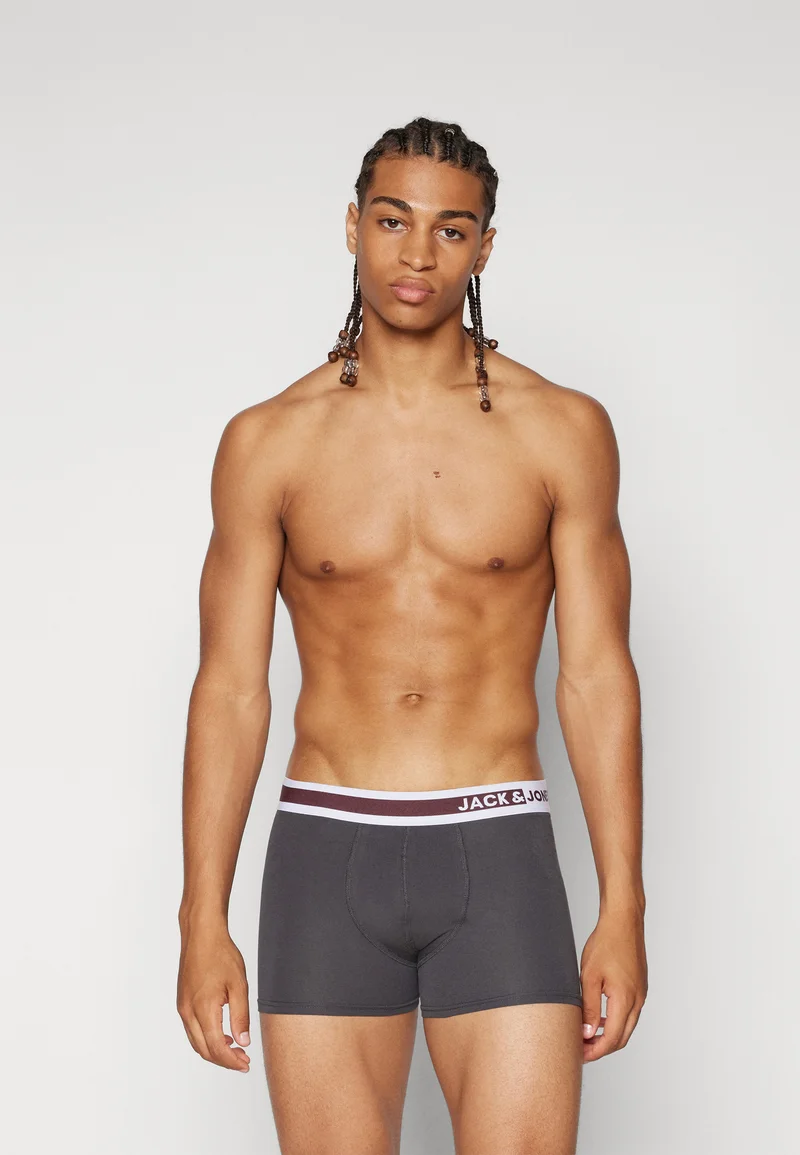 Shop Jack & Jones JACJIMMY SOLID TRUNKS 10 PACK - Pants 

red, black, multi-coloured Clothing Sale Underwear & Socks Bathrobes Boxer briefs