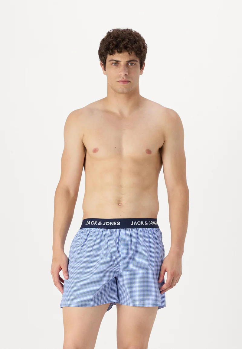Available to buy online Jack & Jones JACHECTOR BOXERS 3 PACK - Boxer shorts navy/blue  Clothing Sale Underwear & Socks Bathrobes Boxer shorts