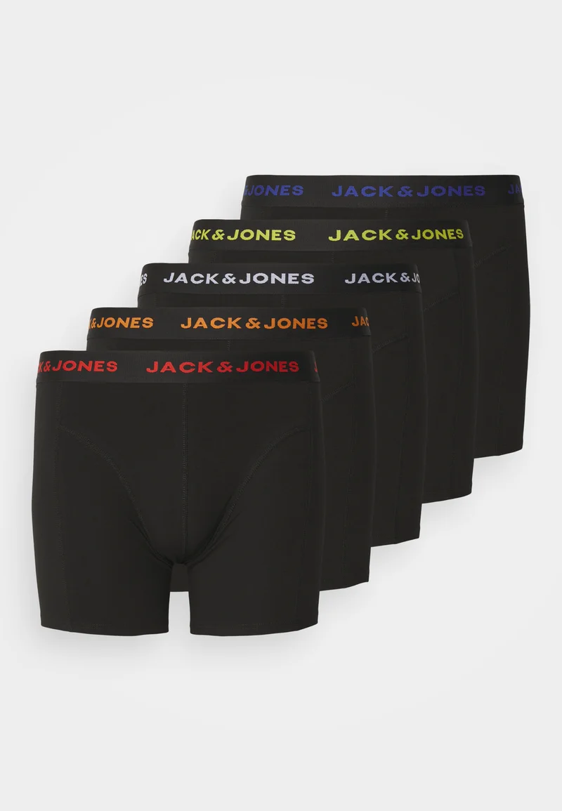 Factory Outlet Price Jack & Jones JACBLACK FRIDAY TRUNKS 5 PACK  - Pants black Clothing Sale Underwear & Socks Bathrobes Boxer briefs