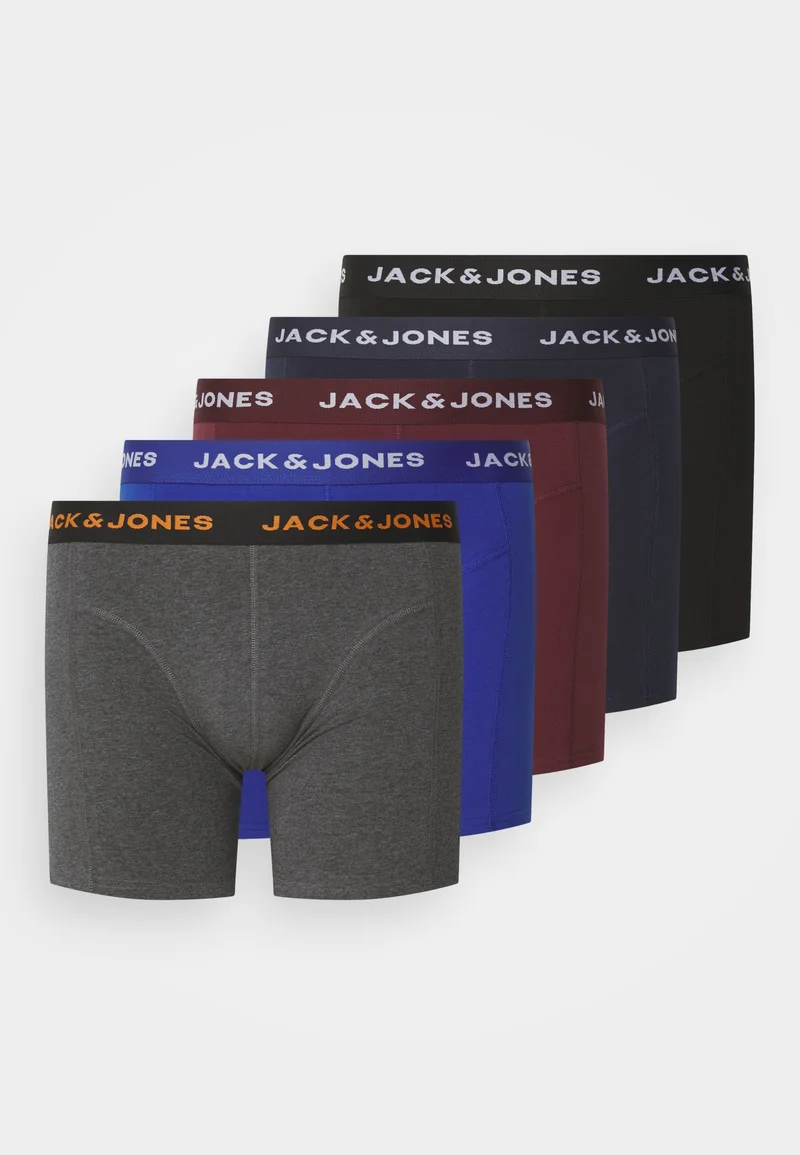 fashionable design Jack & Jones JACBLACK FRIDAY TRUNKS 5 PACK  - Pants black/navy blazer/port royal Clothing Sale Underwear & Socks Bathrobes Boxer briefs