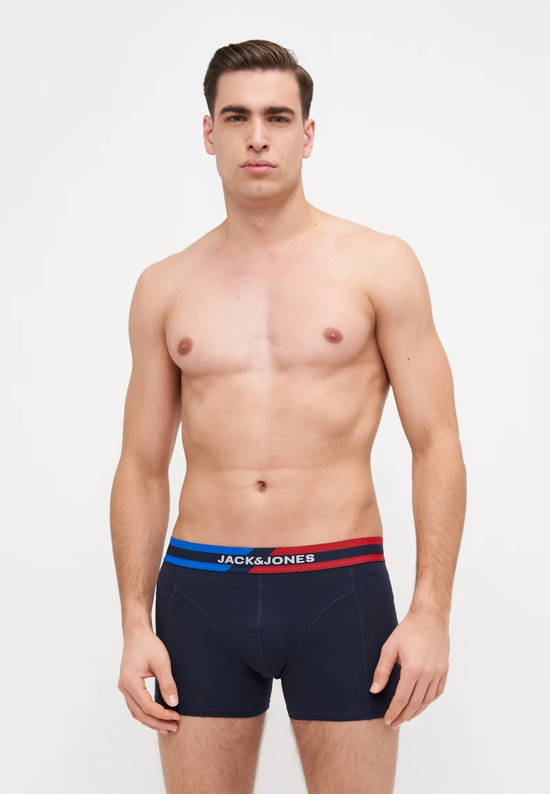Unbeatable Offers Jack & Jones JACSTEVE SOLID TRUNKS 3 PACK - Pants oceanview/sky captain/castlerock Clothing Sale Underwear & Socks Bathrobes Boxer briefs