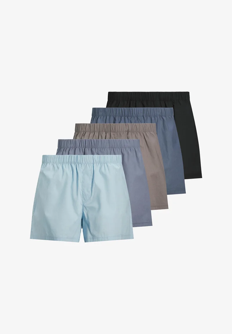 Lowest Price Online Jack & Jones JACMILANO 5 PACK - Pants chambray blue packtroposphere  city skyline naval black Clothing Underwear & Socks Underpants Boxer shorts