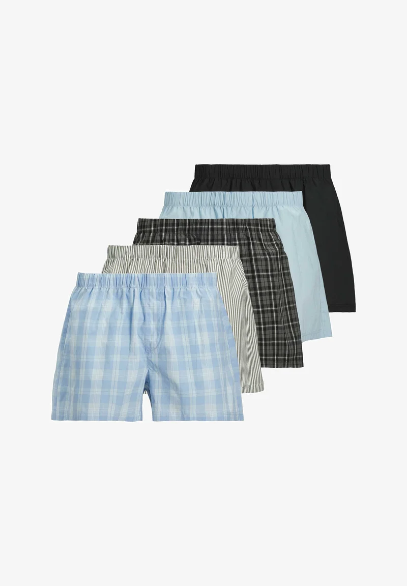 Clearance Sale Jack & Jones JACMILANO 5 PACK - Pants poppy seed pack:black chambray blue  skyway dusty olive Clothing Underwear & Socks Underpants Boxer shorts