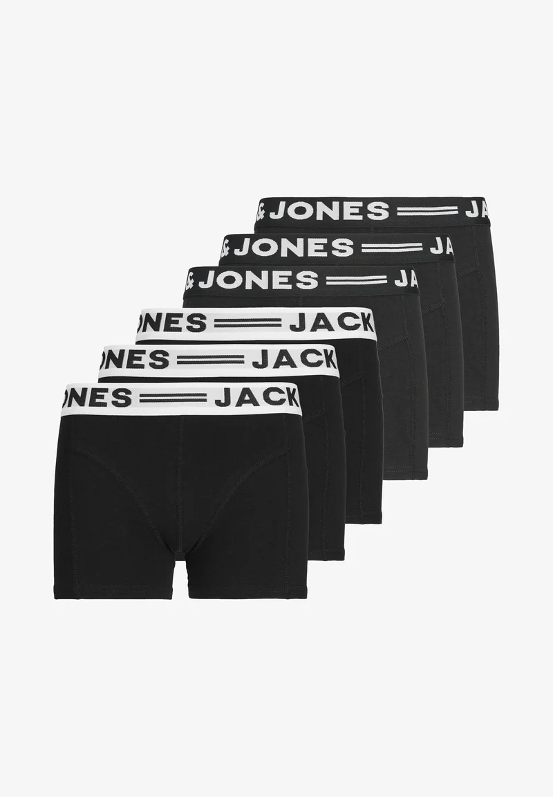 timeless design Jack & Jones 6ER PACK STRETCH LOGOBUND - Pants schwarz weiß Clothing Underwear & Nightwear Underwear Bras & bustiers