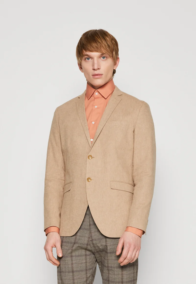 discountable price Jack & Jones PREMIUM JPRRIVIERA SLIM FIT  - Blazer jacket beige Clothing Suits & Tailoring Blazer jackets