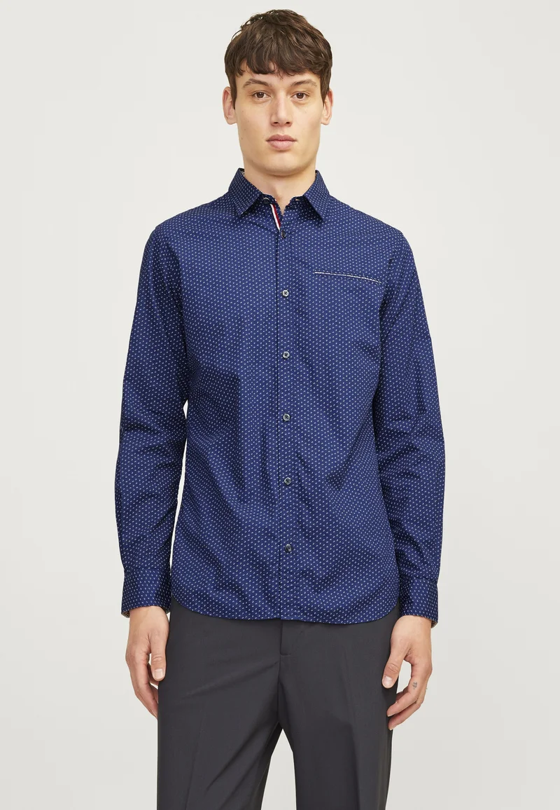 UK official online shop Jack & Jones PREMIUM JEREMY DETAIL  - Shirt medieval blue Clothing Shirts Casual Shirts