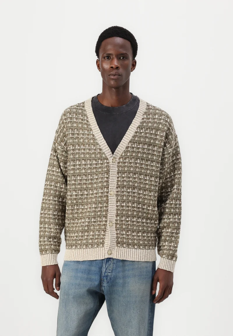 luxury fashion brands Jack & Jones PREMIUM BLUPARKER  - Cardigan vetiver Clothing Knitwear Cardigans