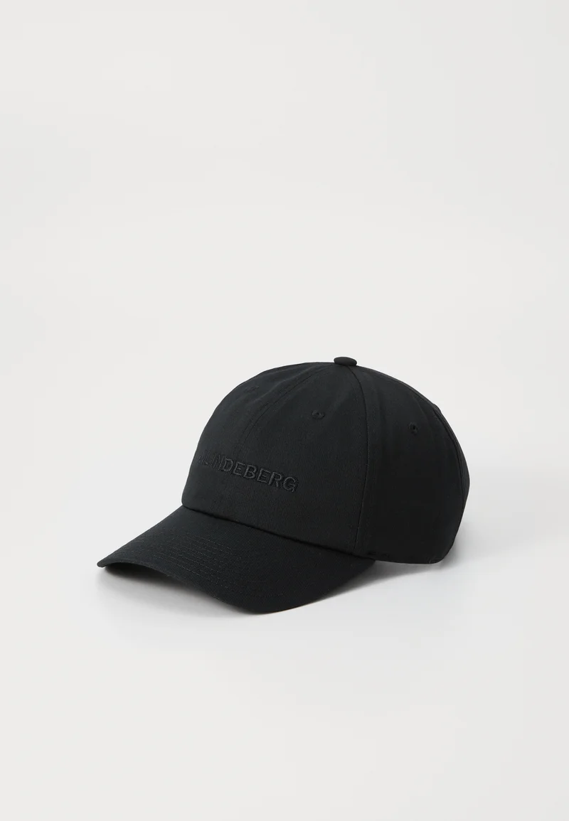 Shop J.LINDEBERG ELIJAH LOGO - Cap black Accessories Beanies, hats & caps Caps