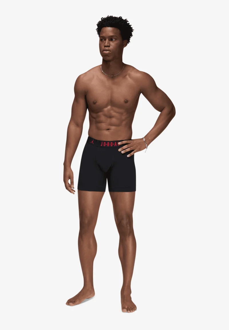 high-end Jordan FLIGHT CORE 3 PACK - Pants black/white Clothing Underwear & Socks Underpants Boxer shorts