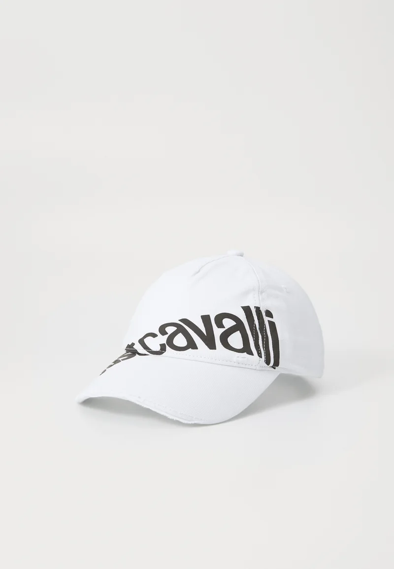 USA Sale Online Store Just Cavalli LINEA CAPPELLI UNISEX - Cap white/black Accessories Hats & headscarves Caps