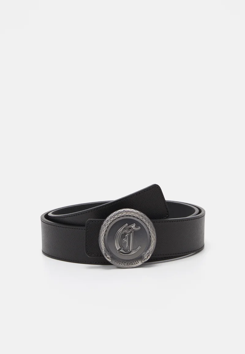 large discount Just Cavalli CINTURA GOTHIC CIRCLE BELT UNISEX - Belt black Accessories Sale Belts Braided belt