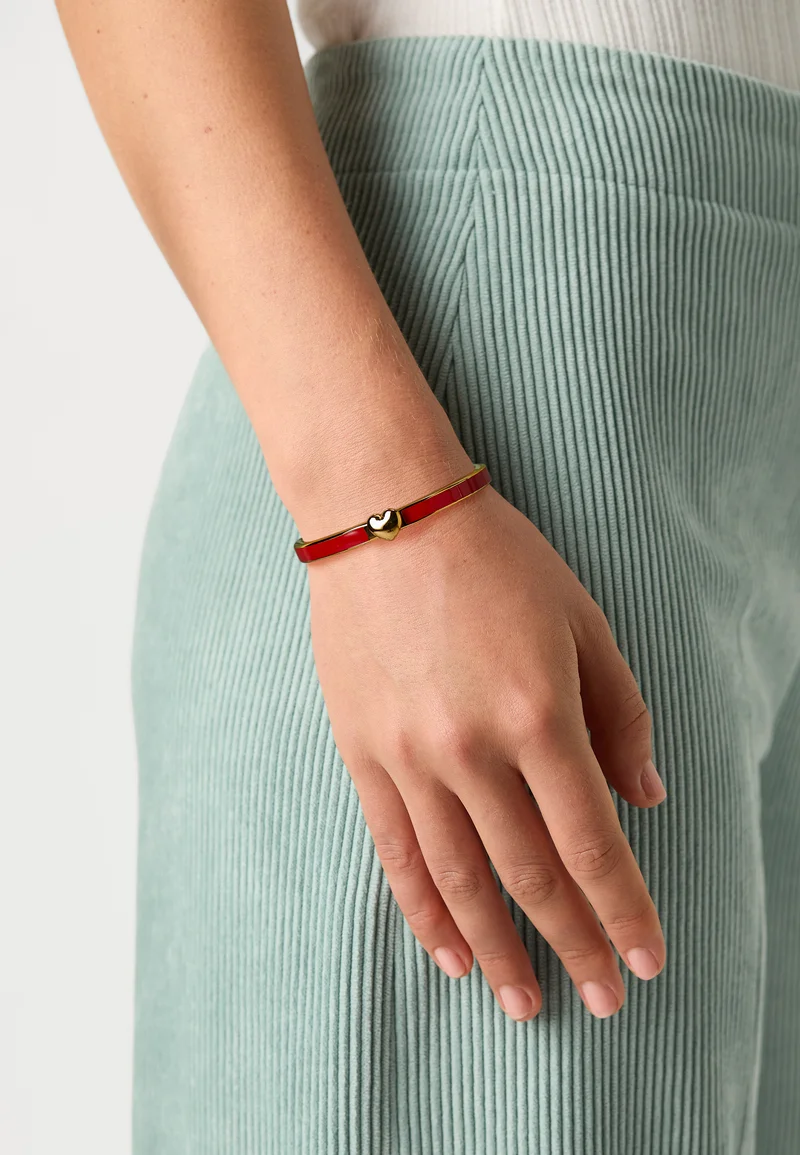 New York kate spade new york HEART YOU HINGED BANGLE - Bracelet red Accessories Jewellery Bracelets