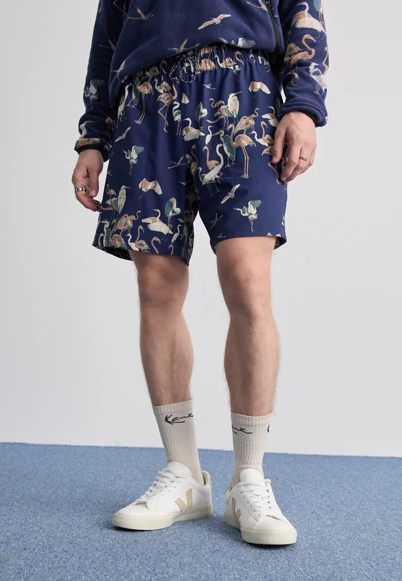 Online Store KAVU COSTA - Tracksuit bottoms blue/multi colour Streetwear Sale Streetwear Clothing Swimwear Casual Shorts