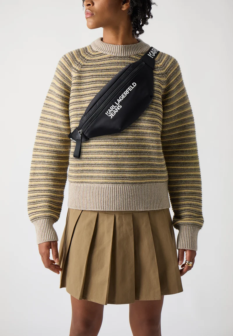 Outlet on Sale Karl Lagerfeld Jeans ESSENTIAL BUMBAG UNISEX - Bum bag black Accessories Bags & cases Small bags Bum bags