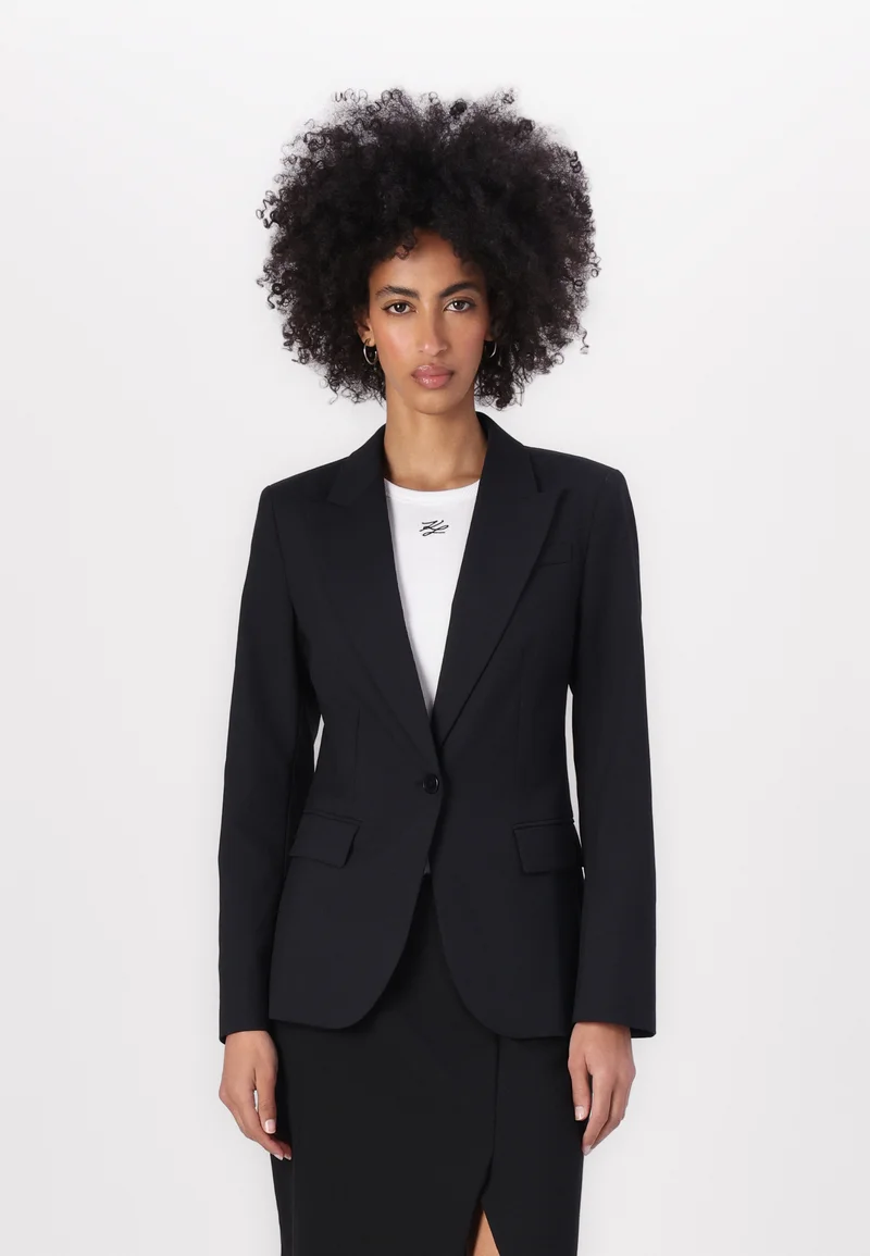 coupon codes KARL LAGERFELD Blazer - black Clothing Jackets & Blazers Blazers