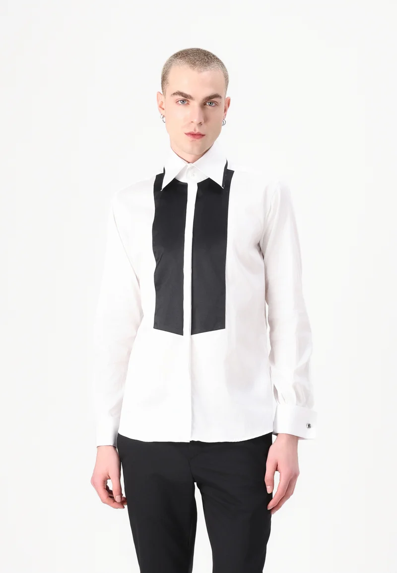 Outlet KARL LAGERFELD SHIRT MODERN FIT - Shirt white/black Clothing Sale Shirts Business Shirts