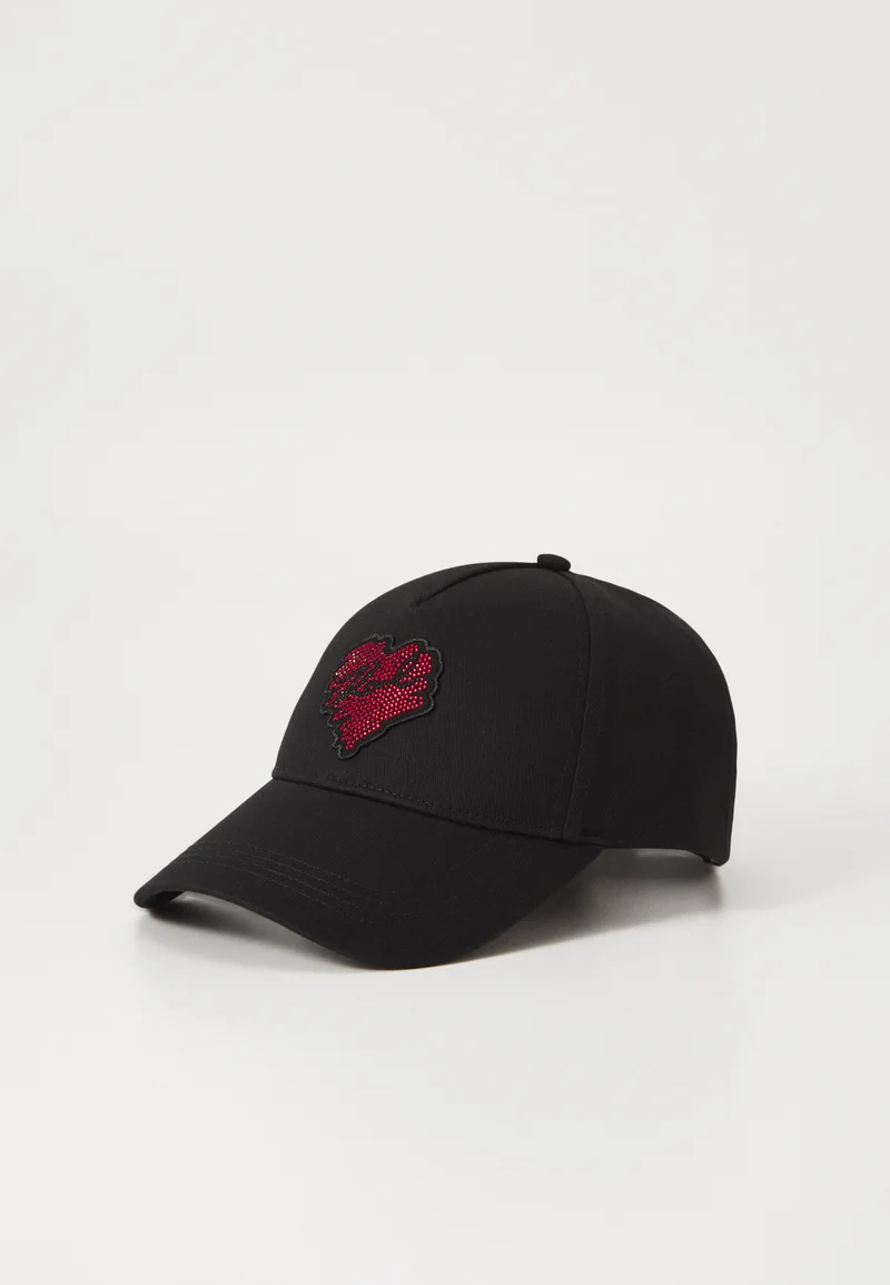 reliable supplier KARL LAGERFELD K/HEARTS - Cap black Accessories Hats & headscarves Caps