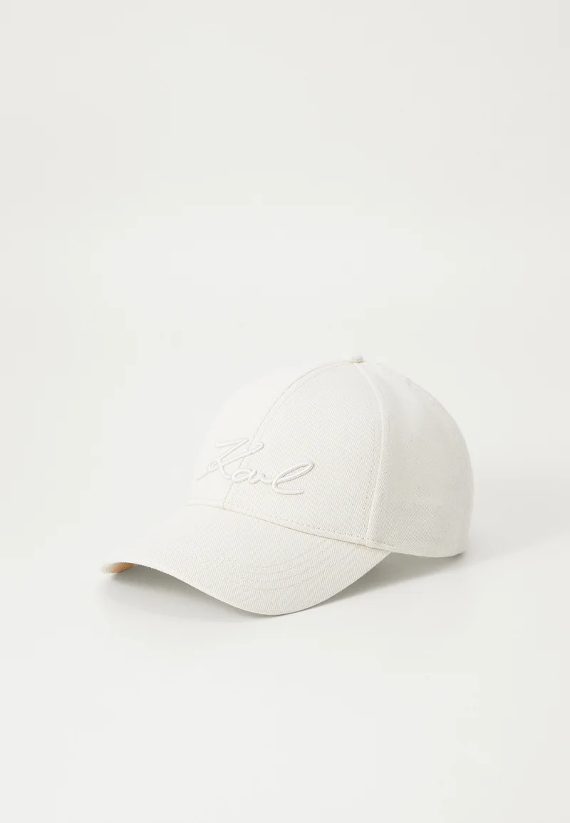 free delivery KARL LAGERFELD SIGNATURE - Cap natural Accessories Hats & headscarves Caps