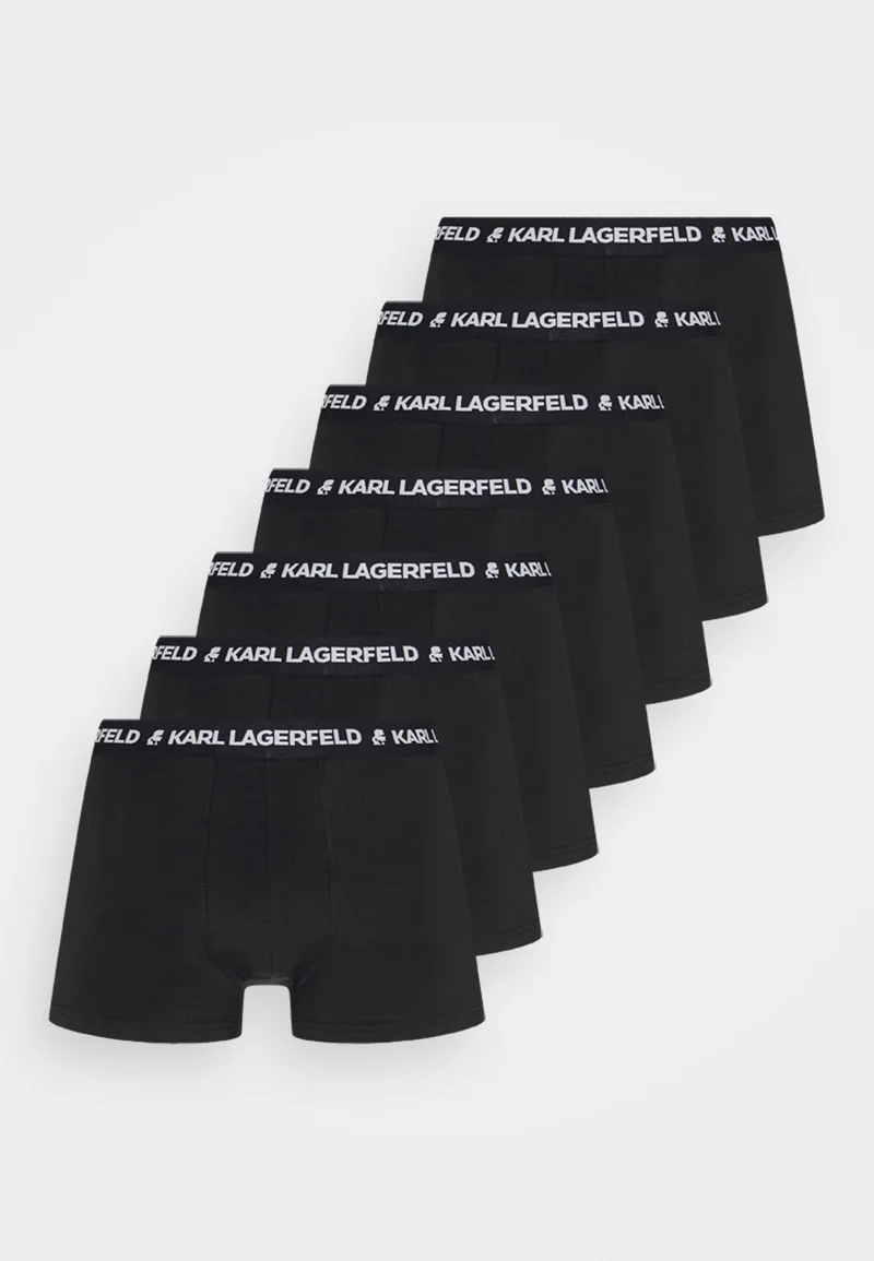 Outlet KARL LAGERFELD LOGO TRUNKS (PACK OF 7) - Pants black Clothing Sale Underwear & Socks Bathrobes Boxer briefs