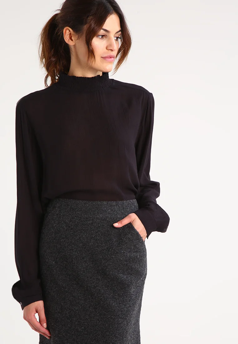 Excellent quality Kaffe TRINE - Blouse black deep Clothing Shirts & Blouses Blouses