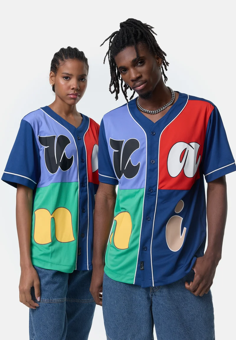 vast selection Karl Kani SIGNATURE BLOCK BASEBALL SHIRT UNISEX - Shirt multicolor Streetwear Clothing Shirts & Blouses Blouses