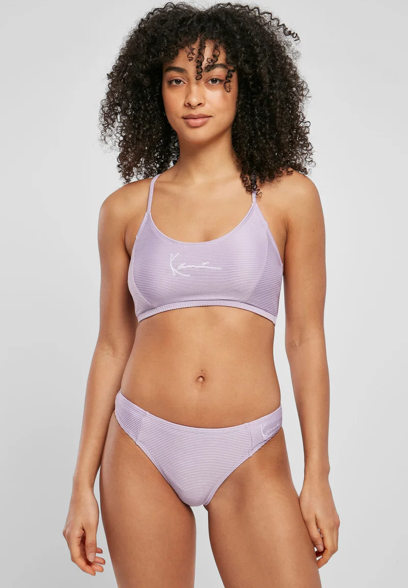 luxuriant in design Karl Kani Bikini bottoms - purple Clothing Swimwear Bikinis Bikini sets