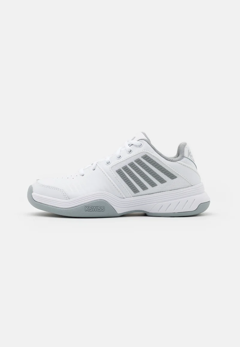 USA factory outlet K-SWISS COURT EXPRESS CARPET - Carpet court tennis shoes white/high rise/silver Shoes Sports shoes Ski & snowboard boots Carpet court tennis shoes