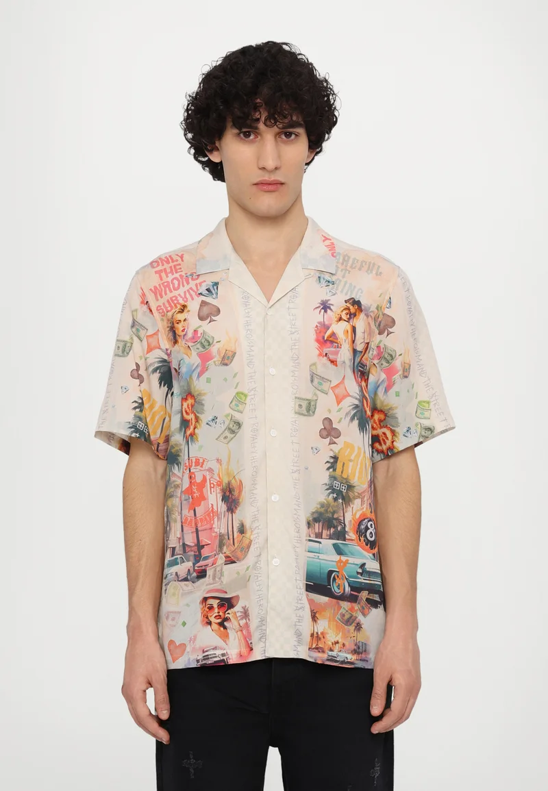 Shop Best Sellers Ksubi WORLD ORDER RESORT SHIRT - Shirt multi colour Clothing Shirts Casual Shirts